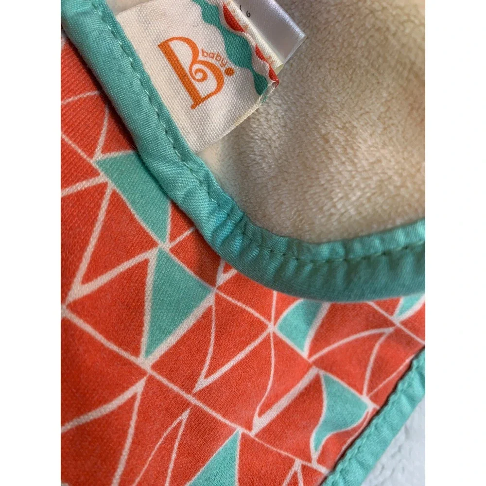 B Cuddly‎ Bunny Rabbit Lovey Security Blanket BABY toy Soother Plush Crinkle EUC